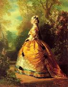 Franz Xaver Winterhalter The Empress Eugenie oil painting